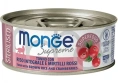 Monge Supreme Sterilised Консервы из тунца с бурым рисом и клюквой для кошек