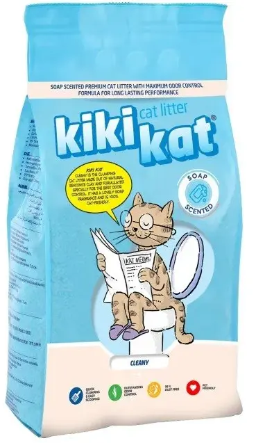 KiKiKat Наполнитель Клини для кошек
