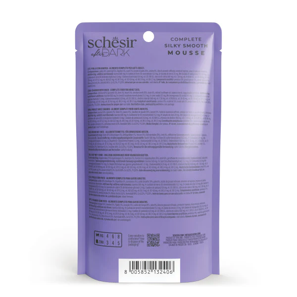 Schesir After Dark Velvet Mousse (Курица, утка) для кошек