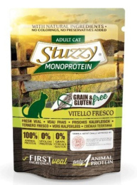 Stuzzy Monoprotein Паучи для кошек (свежая телятина)