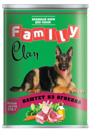 Clan Family Паштет из ягненка для собак