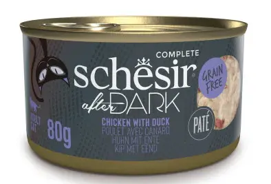 Schesir After Dark Pate (Курица, утка) для кошек