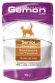 Gemon Пауч Cat Senior (Индейка) для кошек