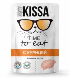 Kissa Пауч для кошек (Курица в соусе)