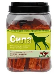 GreenQZin "Сила"(Эскалоп из курицы) для собак