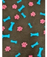 ProFleece Коврик меховой Лапки Косточки 1х1,6 м для собак для кошек