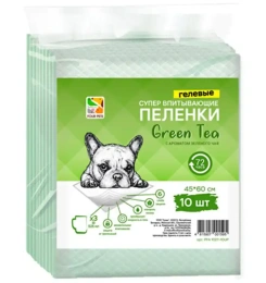 Пеленки "Four Pets" одноразовые Green Tea для собак