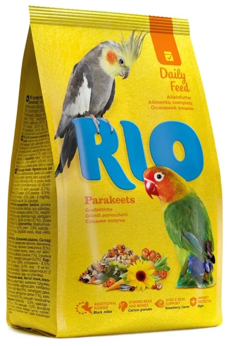RIO Корм для средних попугаев, 500 г