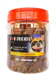 For Friends Сушеное филе дикой утки для собак
