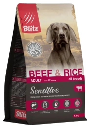 BLITZ Sensitive Adult (Говядина, рис)