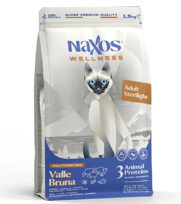 Naxos Wellness Adult Sterilight (Говядина, ягненок, буйвол), 300 г