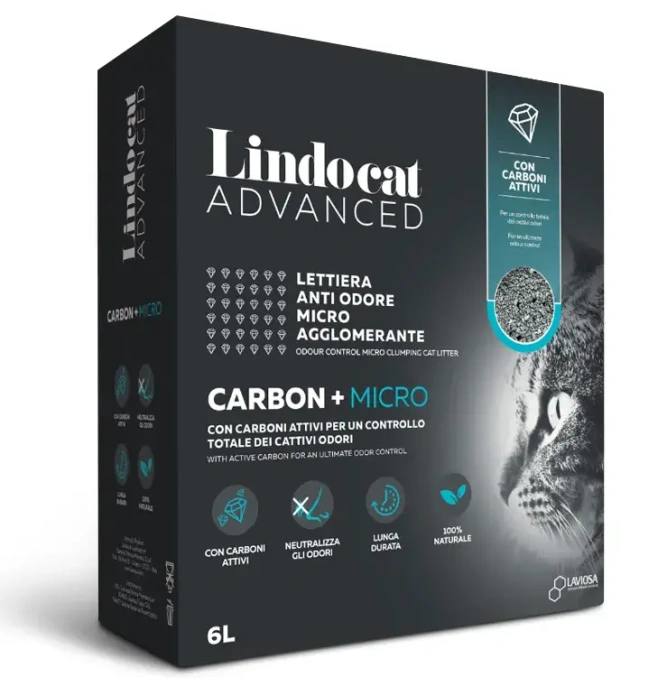 Lindocat Наполнитель Advanced Carbon + Micro для кошек
