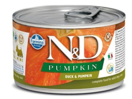 Консервы Farmina N&D Pumpkin Dog Adult Mini (Утка, тыква) для собак