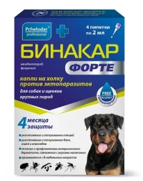Pchelodar Капли Бинакар Форте для собак и щенков крупных пород