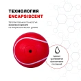 Playology Жевательный мяч SQUEAKY CHEW BALL с ароматом говядины, красный для собак