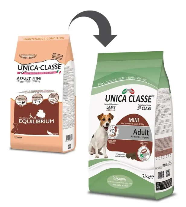 Unica Classe Adult Mini (Ягненок), 2 кг