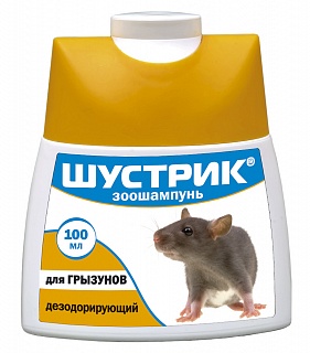 Шампунь "Шустрик" дезодорирующий, 100 мл для грызунов