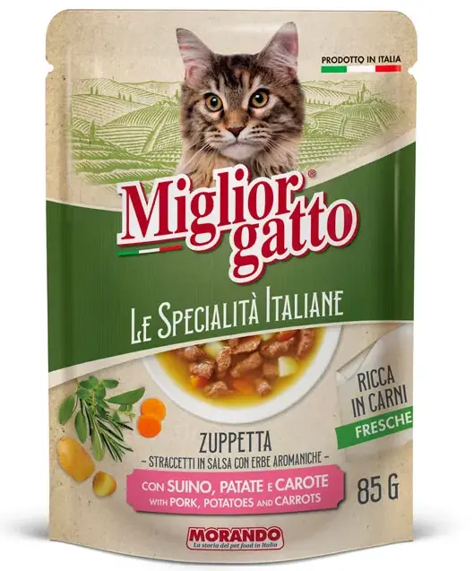 Miglior gatto Суп Le Specialità Italiane (Свинина, картофель) для кошек