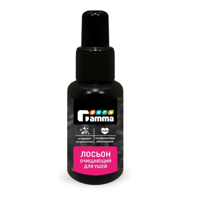 Gamma Лосьон очищающий для ушей для собак для кошек