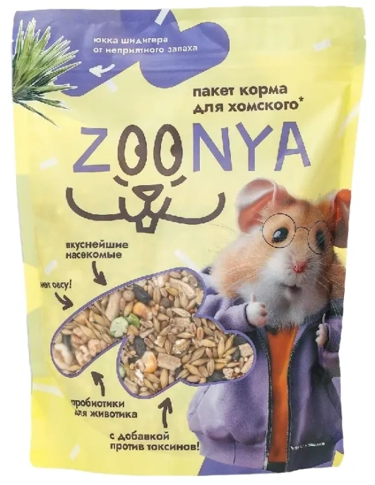 Zoonya Корм для хомяков, 500 г