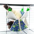 Bambini Pets Гамак подвесной двухуровневый для грызунов и хорьков для грызунов