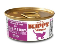 Kippy Mousse Kitten Мусс с перепелкой и яйцами для кошек