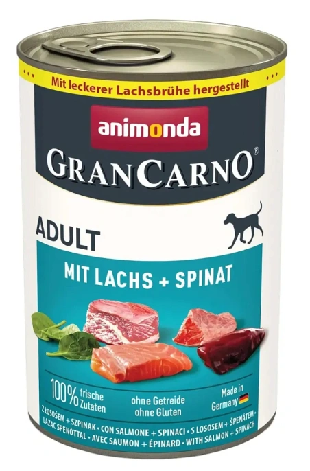 Gran Carno Adult (Лосось, шпинат) для собак