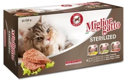 Miglior Gatto Sterilized Multi Pack Нежный паштет для кошек
