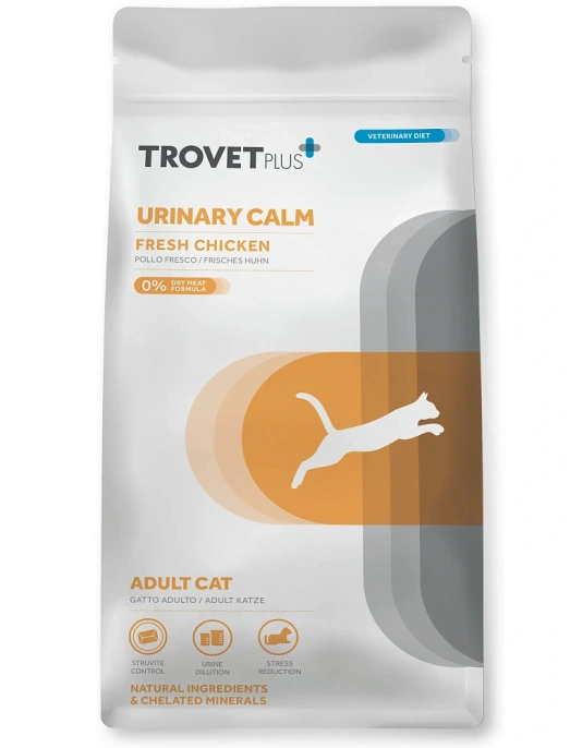 Trovet Plus Urinary Calm Cat (Курица), 1,2 кг