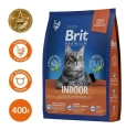 Корм Brit Premium Cat Indoor (Курица) для кошек, 400 г