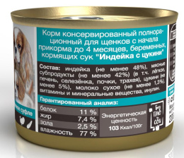 BLITZ Sensitive Starter (Индейка, цукини) для собак