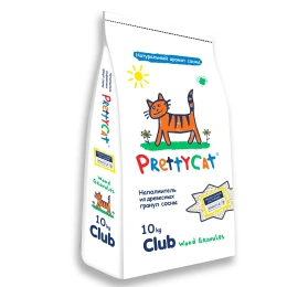 PrettyCat Наполнитель древесный Wood Granules