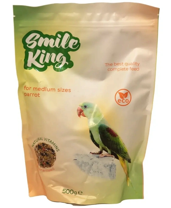 Smile King Корм для среднего попугая, 500 г