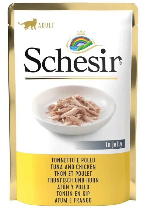 Schesir Пауч Tuna Chicken (Тунец, цыпленок) для кошек