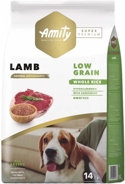 Amity Super Premium Adult (Ягненок), 4 кг