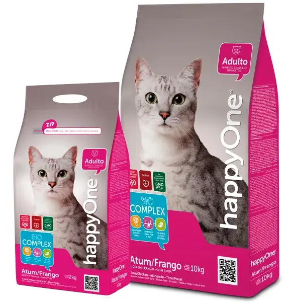 HappyOne Cat Adult (Тунец, курица), 2 кг