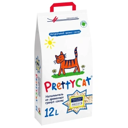 PrettyCat Наполнитель древесный Wood Granules