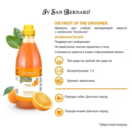 Iv San Bernard Шампунь Fruit of the Groomer Orange для собак для кошек