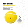 Playology Жевательный мяч SQUEAKY CHEW BALL с ароматом курицы, желтый для собак