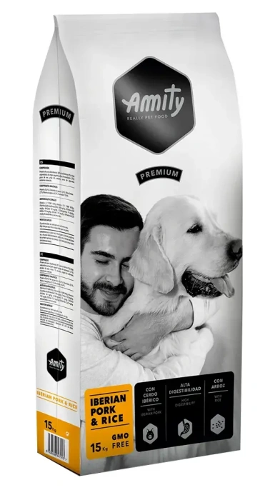 Amity Premium Dog (Иберийская свинина и рис), 3 кг