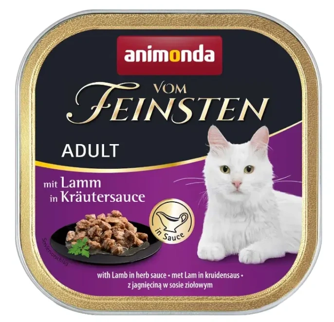 Vom Feinsten Adult Cat (Ягненок в соусе из трав) для кошек
