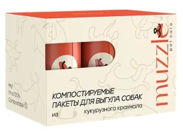 Muzzle Крахмальные пакеты для выгула собак