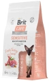 Корм Brit Care Cat Sensitive Healthy Digestion (Индейка, ягненок) для кошек, 400 г