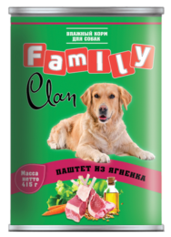 Clan Family Паштет из ягненка для собак