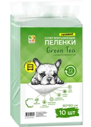 Пеленки "Four Pets" одноразовые Green Tea для собак
