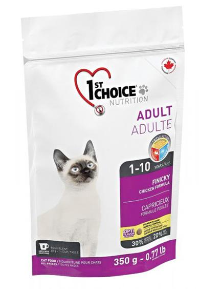 Корм 1st CHOICE cat Finicky Adult (Курица) для кошек