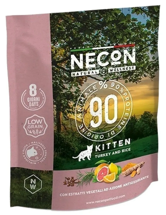 Necon Natural Wellness Kitten (Индейка, рис), 400 г