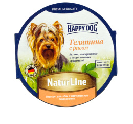 Happy Dog Паштет Телятина с рисом для собак