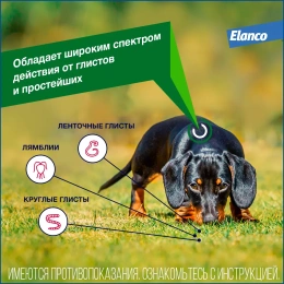 Elanco Дронтал Плюс XL для собак и щенков крупных пород