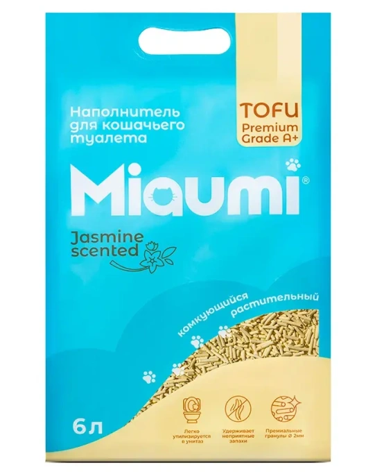 Miaumi Наполнитель TOFU Jasmine для кошек